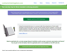 Tablet Screenshot of contractortrainingstore.com